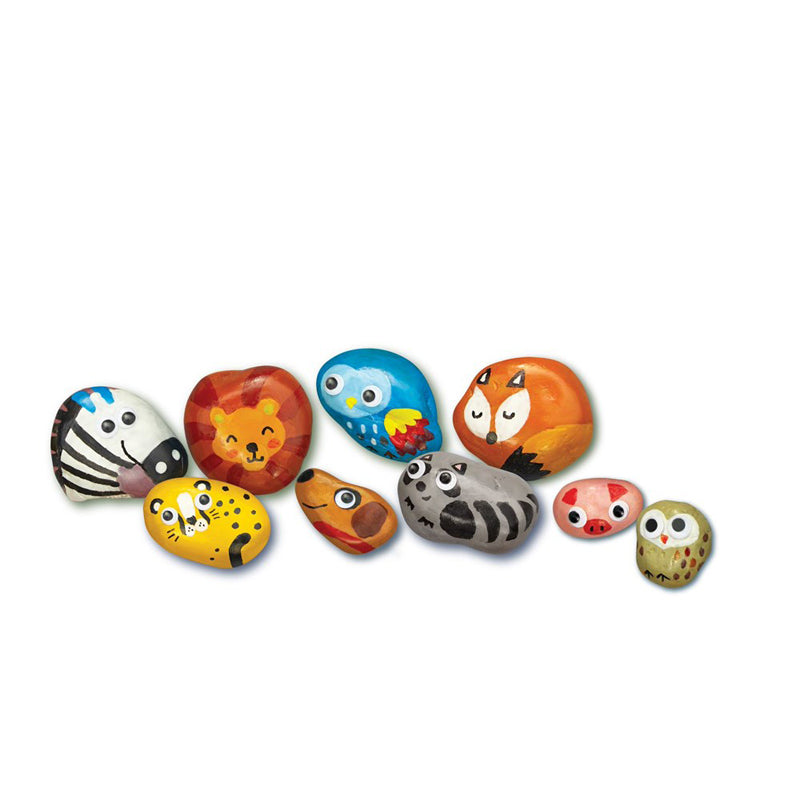 4M KidzMaker Magical Animal Rock Painting Kit