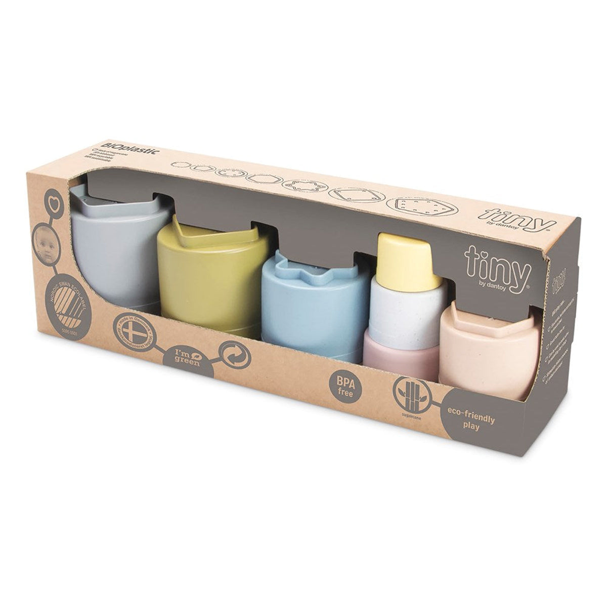 Dantoy Tiny BIOplastic Play Cups