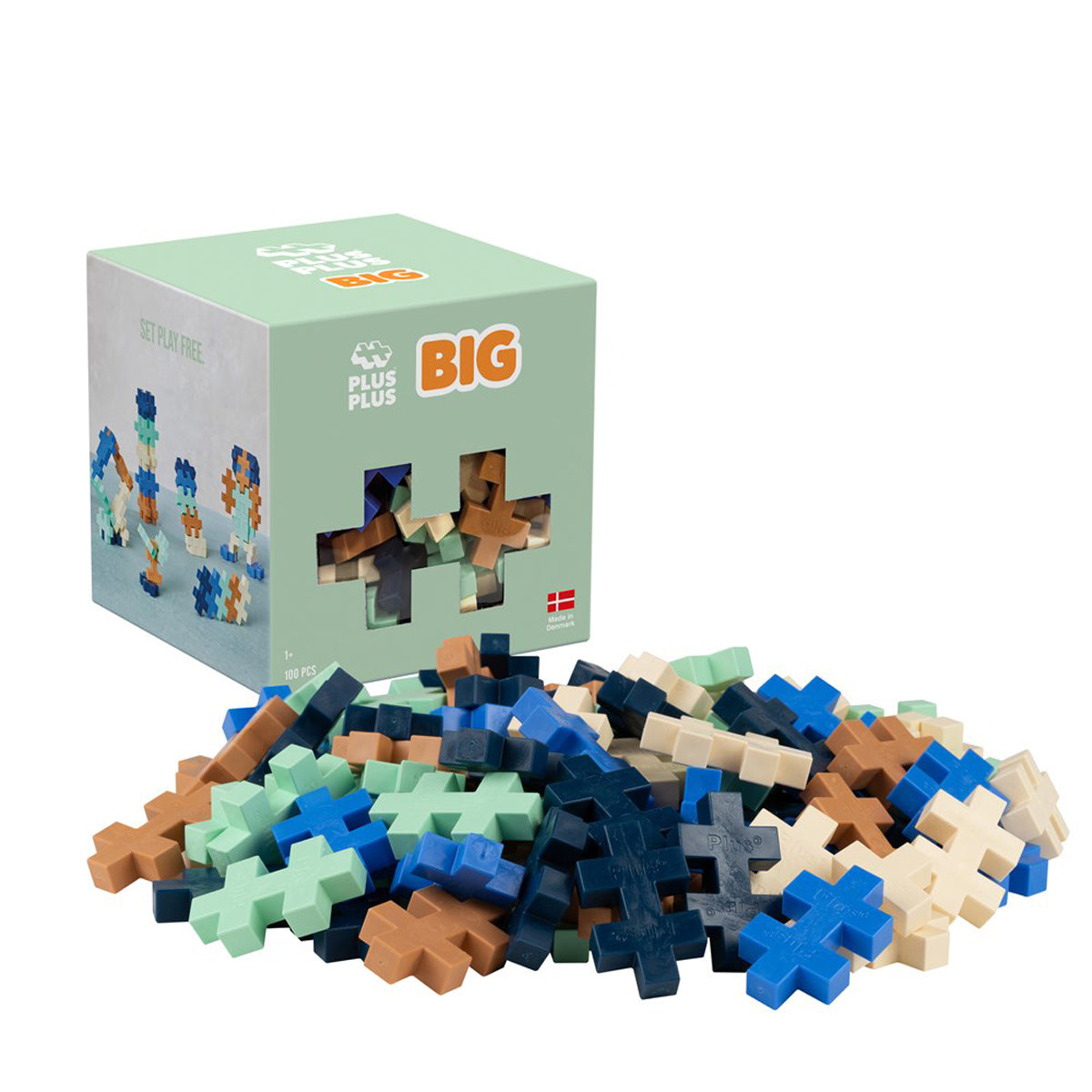 Plus-Plus BIG Breeze 100pcs Building Blocks in a Box