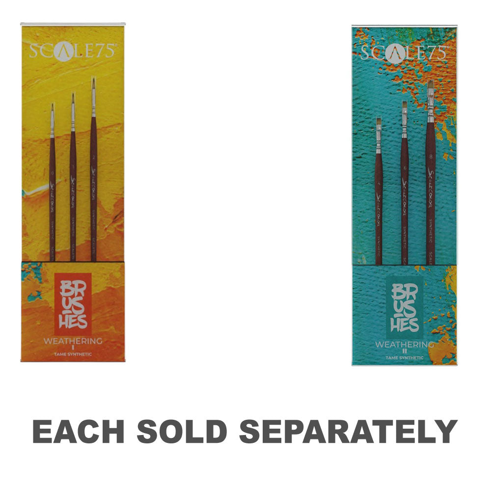 Scale 75 Weathering Brushes (Pack of 3)