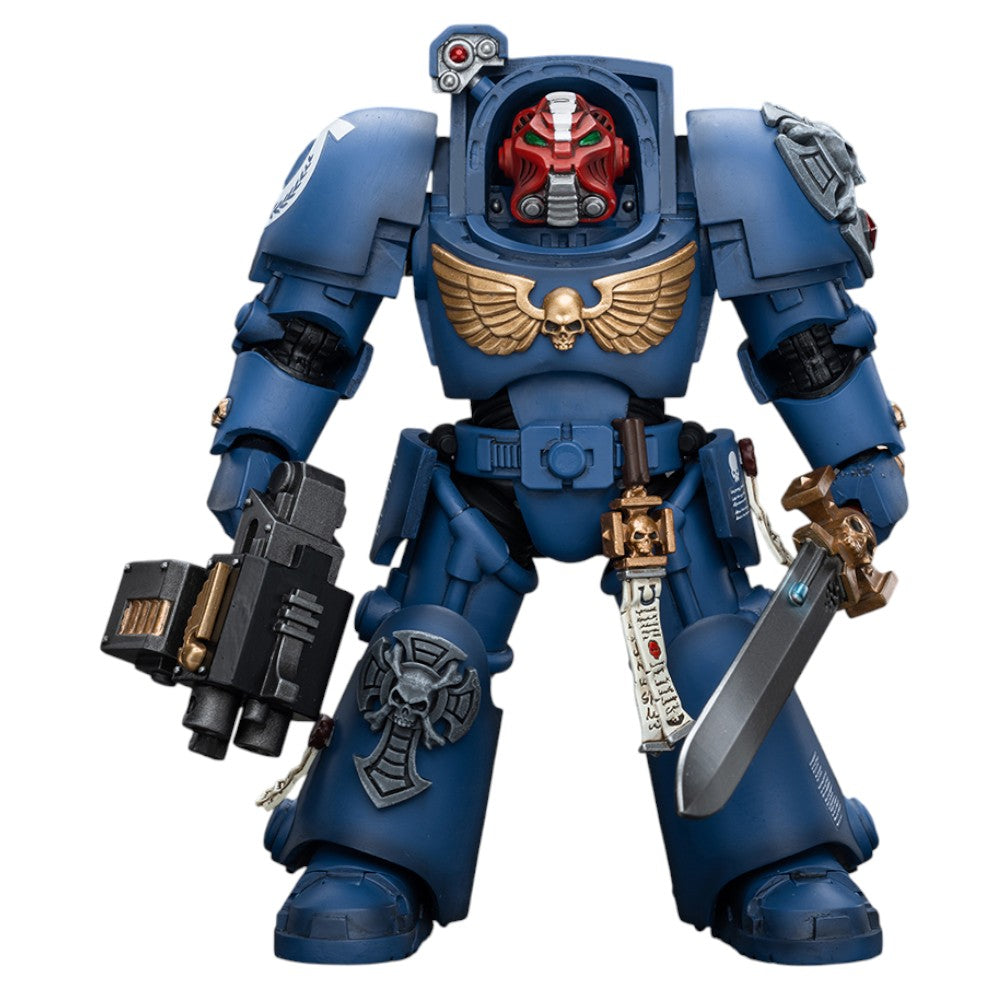 Ultramarines Terminator Squad Sergeant with Teleport Homer Figure