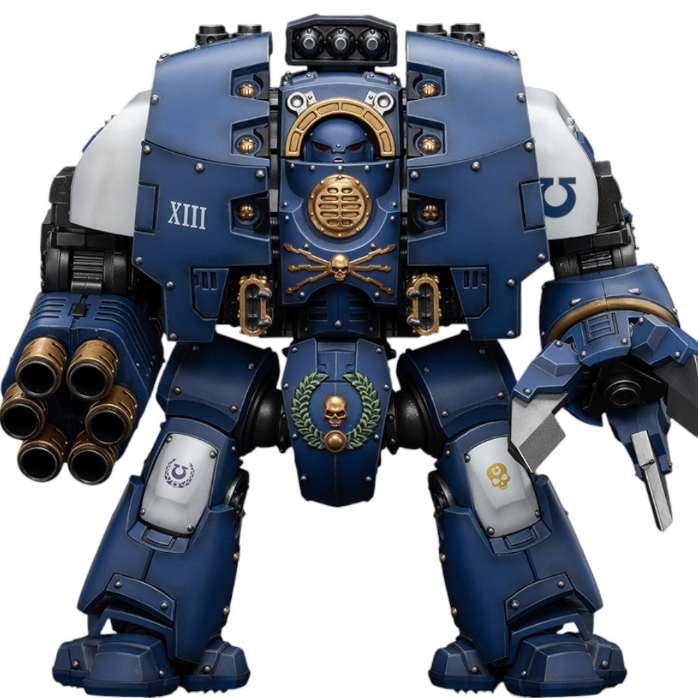 Ultramarines Leviathan Dreadnought with Cyclonic Melta Lance Figure