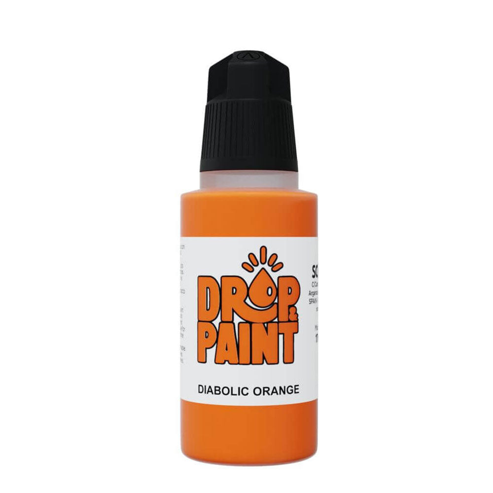 Scale 75 Drop and Paints Acrylic Paint 17mL (Orange)