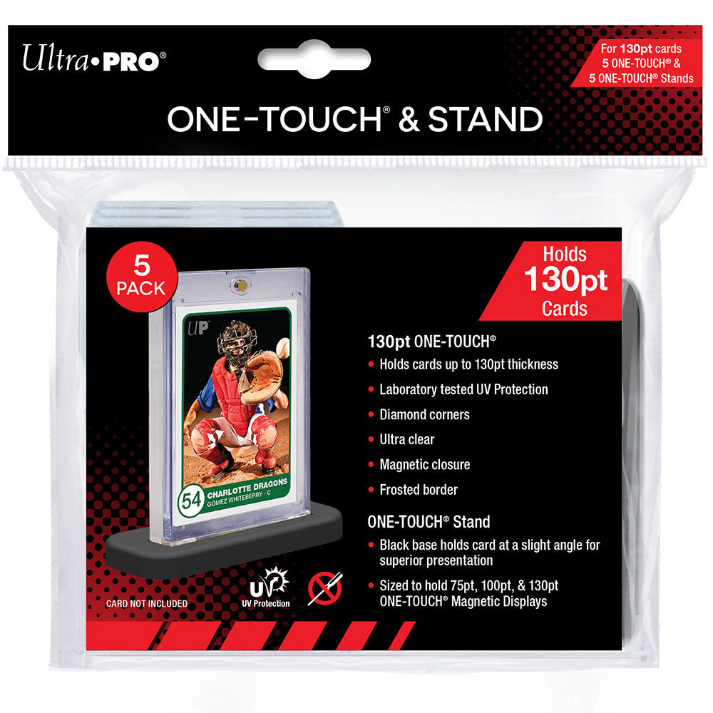 Ultra Pro 130PT UV ONE-TOUCH and Stand (Pack of 5)