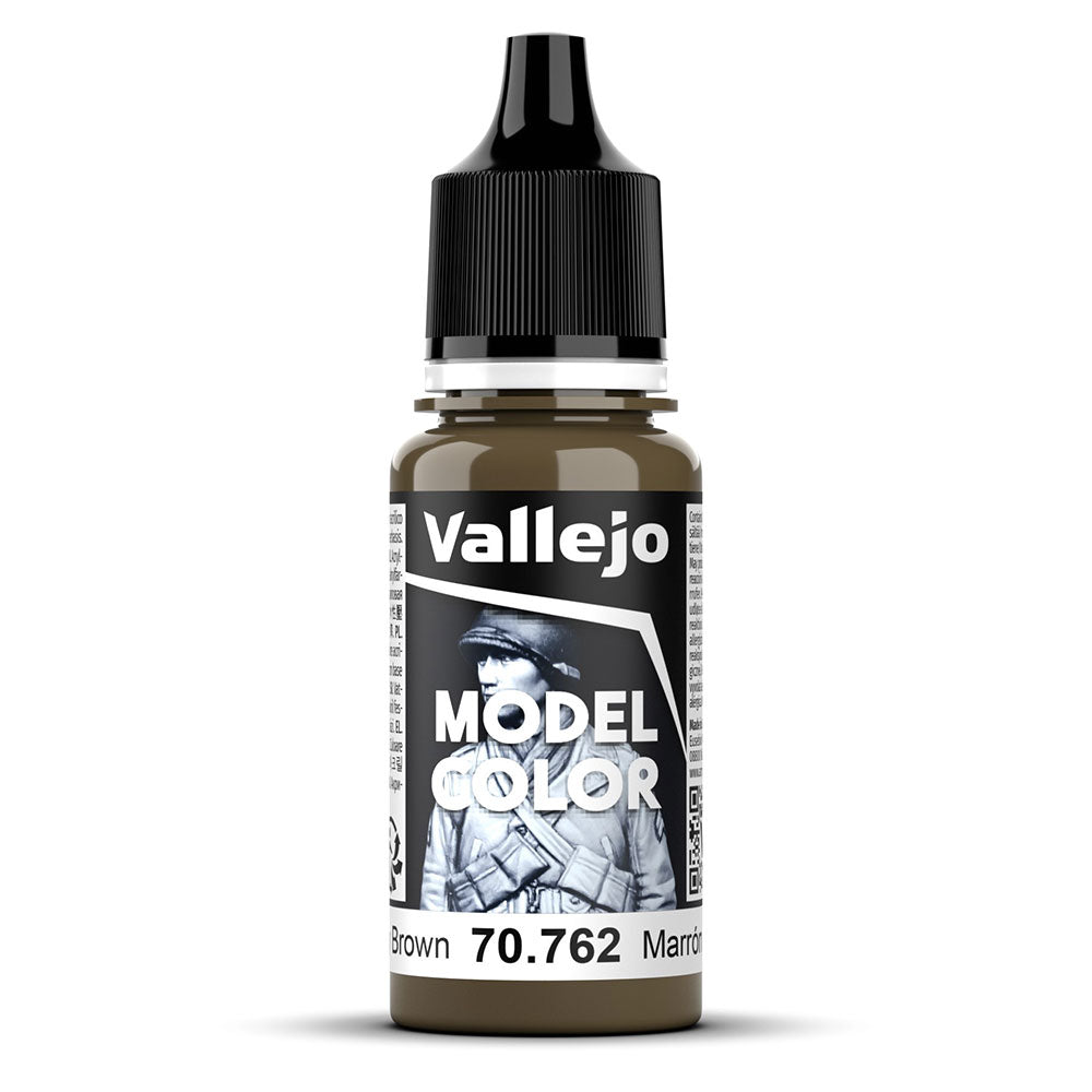 Vallejo Model Colour Acrylic Paint 18mL (Brown)