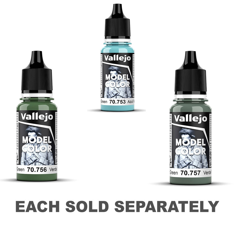 Vallejo Model Colour Acrylic Paint 18mL (Green)