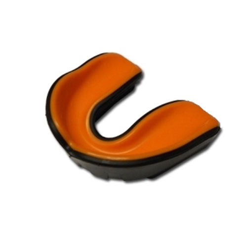 Morgan Mouth Guard Gel Fit w/ A+ Protection (Black & Orange)