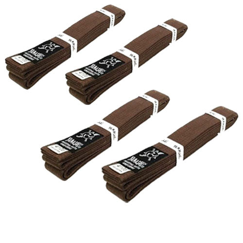 Yamasaki Deluxe Coloured Martial Arts Belts (Brown)