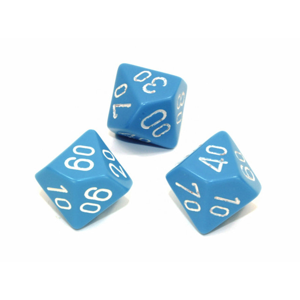 Chessex Tens 10 Dice Opaque Polyhedral