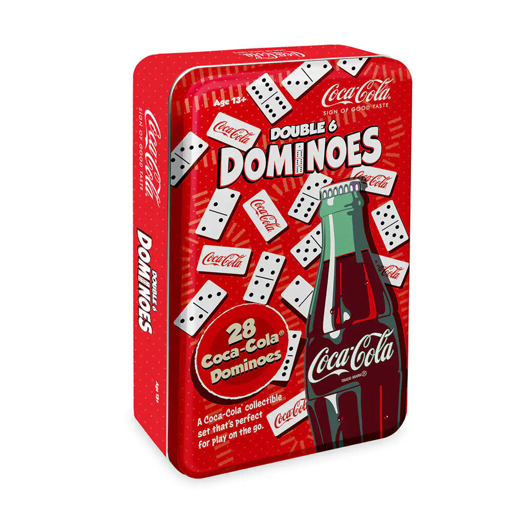 Coca-Cola Dominoes Tinned Party Game 12pk