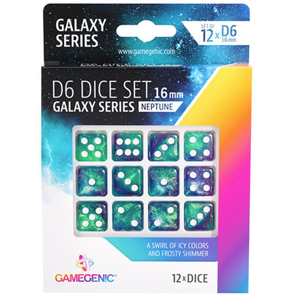 Gamegenic Galaxy Series D6 Dice Set 16mm (12st)