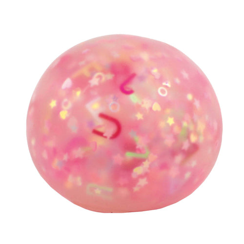 Keycraft Alphabet Glitter Ball 6cm