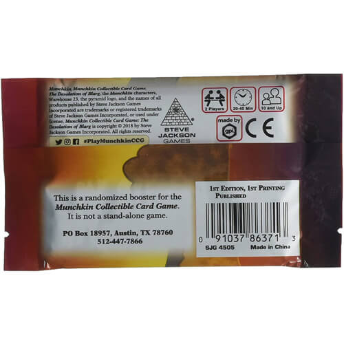 Munchkin CCG The Desolation of Blarg Booster DISPLAY 24pk