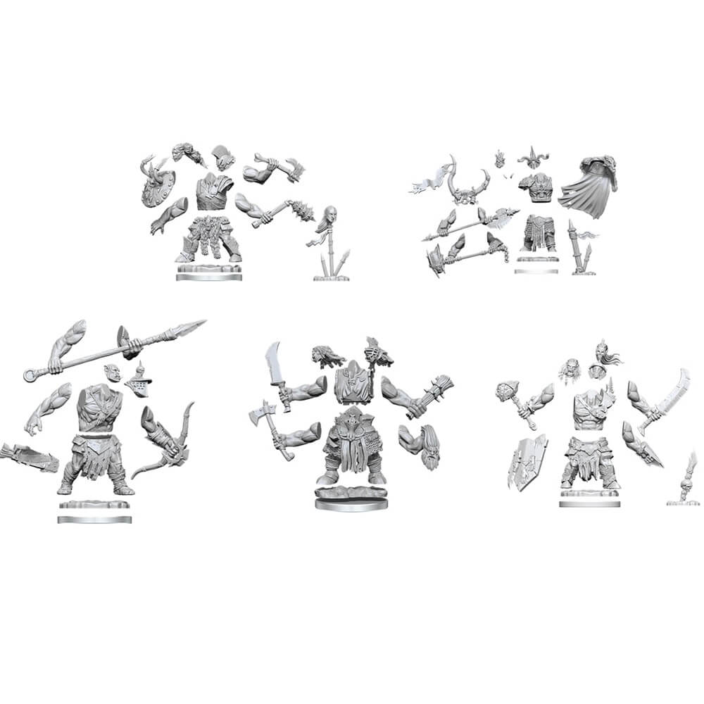 D&D Frameworks Miniature Model Kit 7PCS