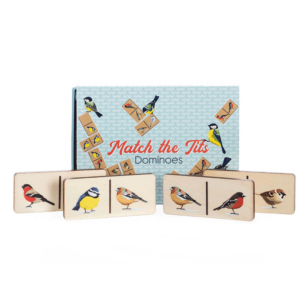 Calcomanías ecológicas de madera dominó